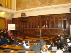 24 November 2011 National Assembly Speaker Prof. Dr Slavica Djukic Dejanovic opens a two-day conference on Standards of Ethics/Conduct for Parliamentarians